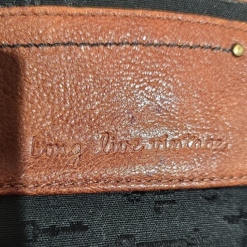 Fossil Brown Leather Long Wallet with Metal Clasp - Picture 12 of 15